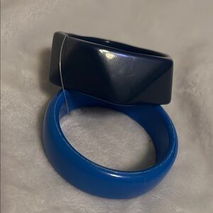 Blue and Dark blue Bangle Set